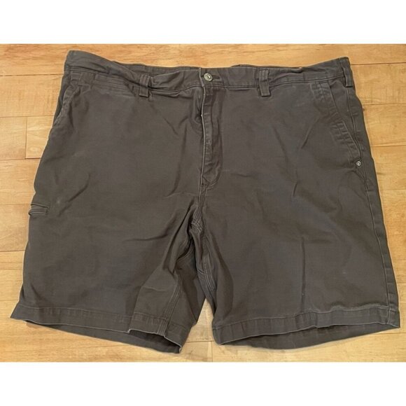 Duluth Other - Duluth Trading Co Flex Ballroom Khakis Mens Shorts Size 42 Brown Relaxed Fit